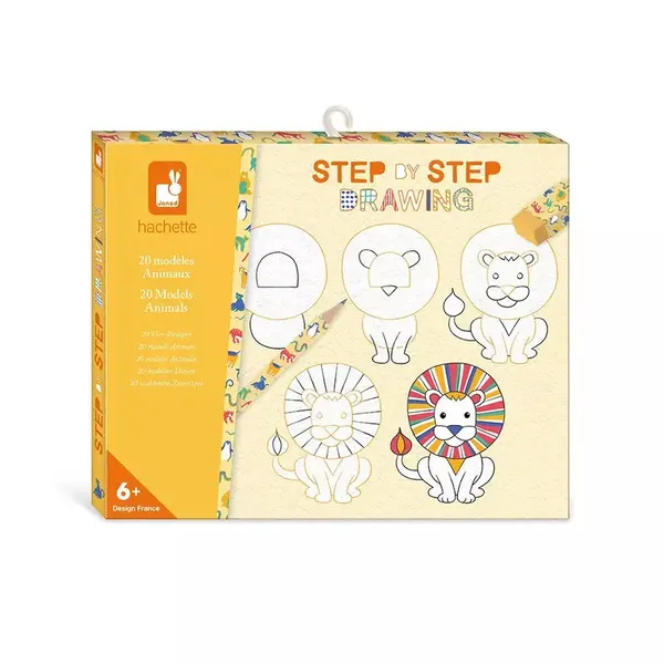 Kreslenie krok za krokom - 20 modelov zvierat