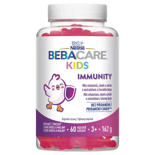 NESTLÉ BEBA BEBACARE Kids IMMUNITY gummies 60 ks