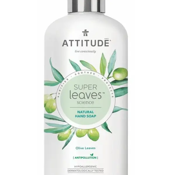 ATTITUDE Super leaves Přírodní mýdlo na ruce olivové listy 473 ml
