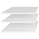 Police Optima 02 pre skriňu 3 ks.(18.58) biela