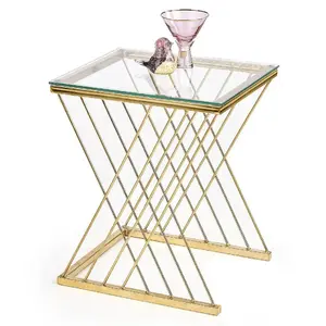 Stolík Nancy zlatý