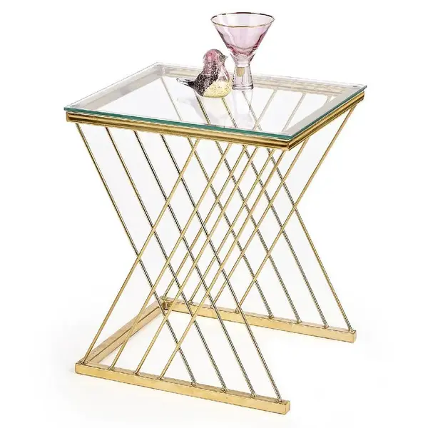 Stolík Nancy zlatý