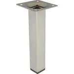 Štvorcová nábytková noha 15 cm chróm