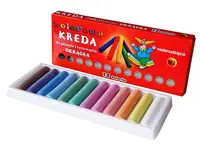 Farebné kriedy okrúhle 12 ks CON-KZ-MK12