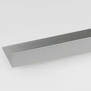 Profil uholníkový hliník  chróm 10x15x1000