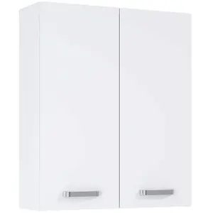 Závesná kúpeľňová skrinka Uno 60 2D white