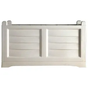 Kvetináč hrantík biely