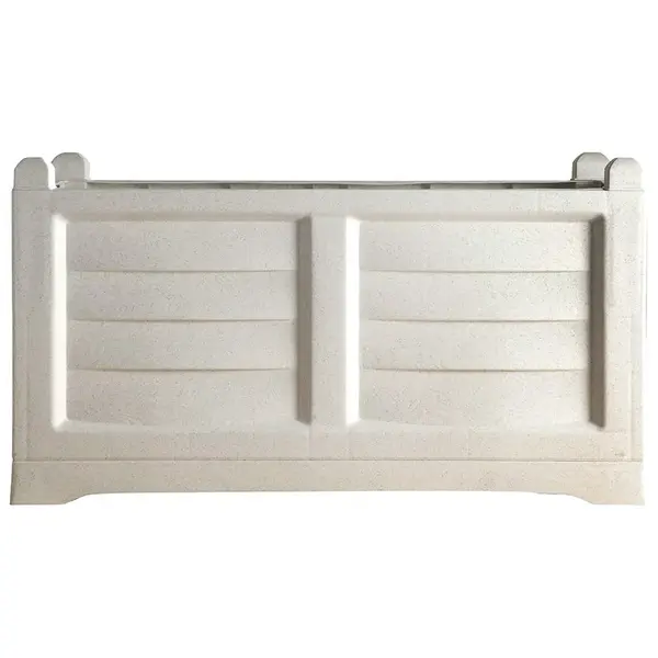 Kvetináč hrantík biely