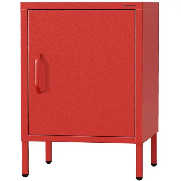 Noční Stolek Kovový Mia Modern Red