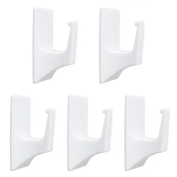 Plastový vešiak 5 ks biely