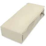 Plachta jersey s gumičkou 140x200 krémová