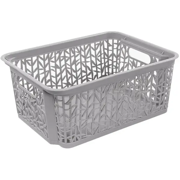 Košík Bamboo sivý