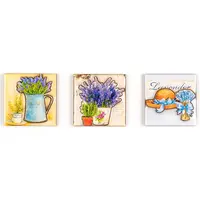 Sada 3 magnetiek Lavender Mix