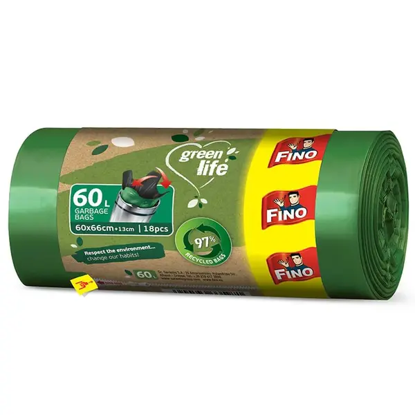 Vrecia na odpad Green Life 60 L 18 ks HD (EKO)