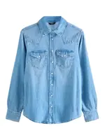 Next Blúzka  modrá denim