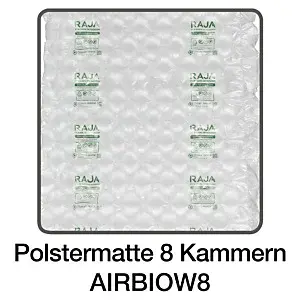 Fólie pro RAJA AIR1 a RAJA AIR2, 35% přírodných surovin, 420 x 320 mm, délka 350m, malé bubliny | RAJA