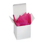 250 x Papírové krabičky bílé 70 x 70 x 100 mm