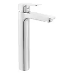 Vysoká umývadlová batéria Optima Cube Way bez výpuste chróm CU285