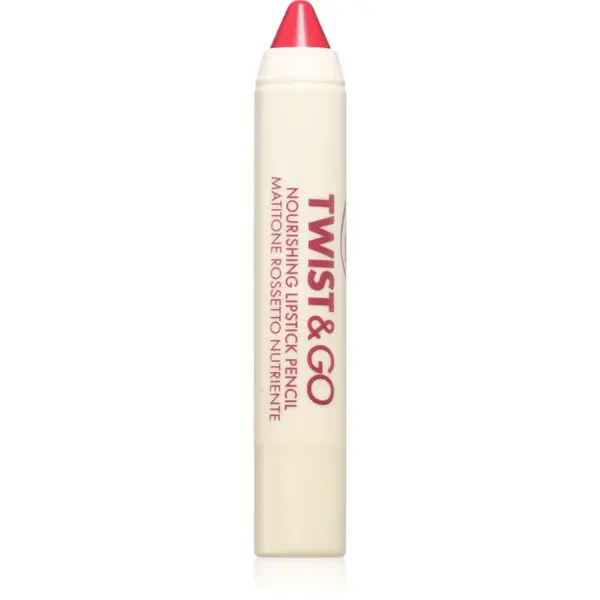 puroBIO Cosmetics Twist&Go vyživující rtěnka v tužce odstín Raspberry Red 2.9 g