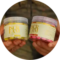 One more cast plovoucí boilie boosted fluoro pop-ups iscream 70 g 14 mm - white & yellow