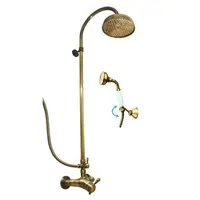 RAV SLEZÁK Labe sprchový systém s pákovou batériou stará mosadz l081.5/3sm L081.53SM