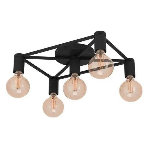 Stropné osvetlenie Eglo SPEKE čierna 43721