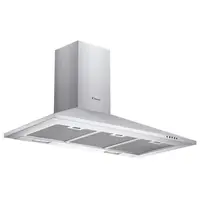 Komínový odsávač pár Candy nerez 36900984