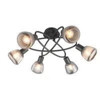 Trio Tarifa stropné svetlo čierna 662800632 TR662800632