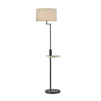 Stojaca lampa Trio Claas čierna 400400132