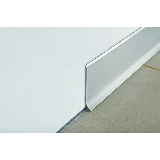 Lišta soklová Progress Profile silver mat, nerez, dĺžka 200 cm, výška hrany 60 mm, BTACS60