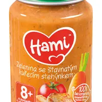 Hami Zelenina se šťavnatým kuřecím stehýnkem 8m+ 200 g