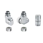 Termostatická sada ISAN uhlová pravá chróm O39CUAR104