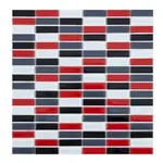 Sklenená mozaika Premium Mosaic vícebarevná 30x30 cm lesk MOS4815MIX3