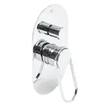 Sprchová a vaňová batéria SAT Fusion vrátane podomietkového telesa chróm SATBSFU215KPN