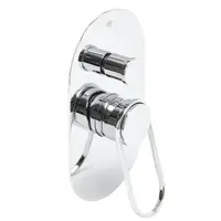 Sprchová a vaňová batéria SAT Fusion vrátane podomietkového telesa chróm SATBSFU215KPN