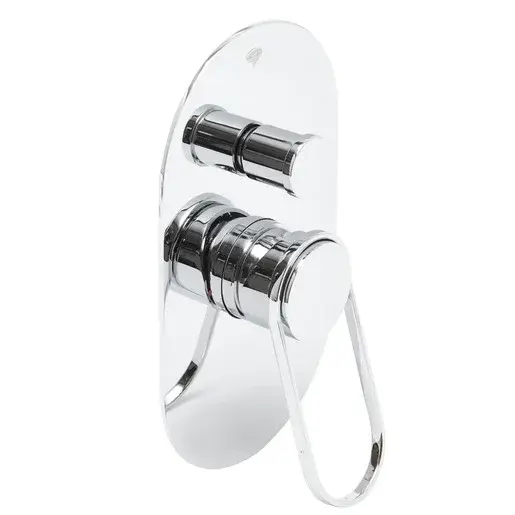 Sprchová a vaňová batéria SAT Fusion vrátane podomietkového telesa chróm SATBSFU215KPN