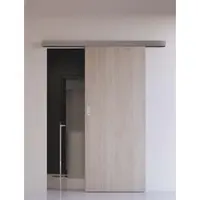 Posuvný systém na stenu Naturel pre dvere 60 cm, hliník, POSUVSPA60