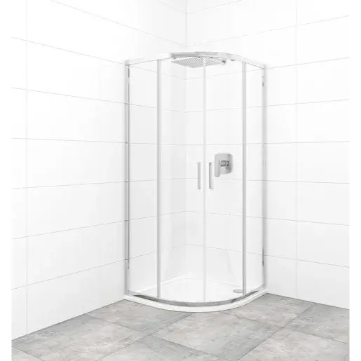 Sprchový kút čtvrtkruh 80x80 cm SAT TEX SATBKTEXS80CRT