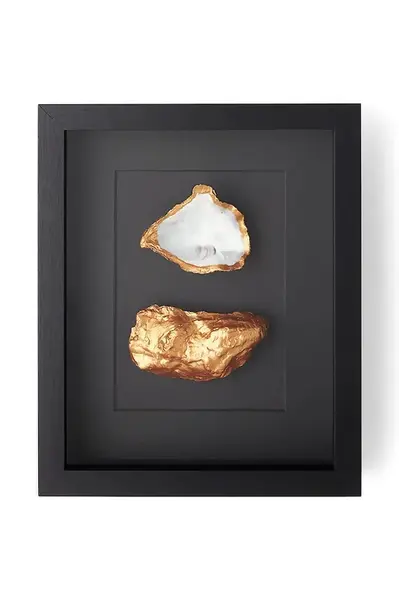 Nástenná dekorácia v ráme Maria el Mar Double Oyster 27 x 22 cm