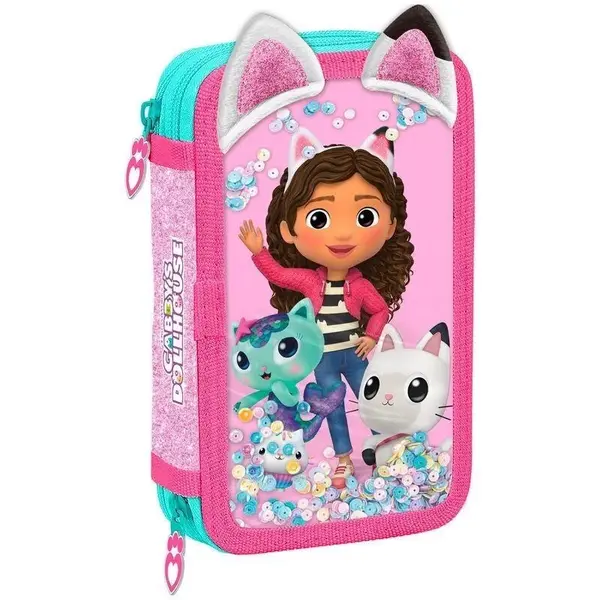 Kids Euroswan Peračník s dvoma priehradkami Gabby's Dollhouse