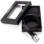 CELIO XJIBELT Kožený opasek, černá, velikost