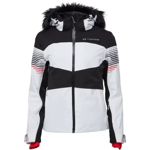 TRIMM VALONA Dámská lyžařská bunda, bílá, velikost