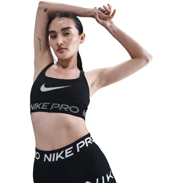 Nike PRO Dámská sportovní podprsenka, černá, velikost