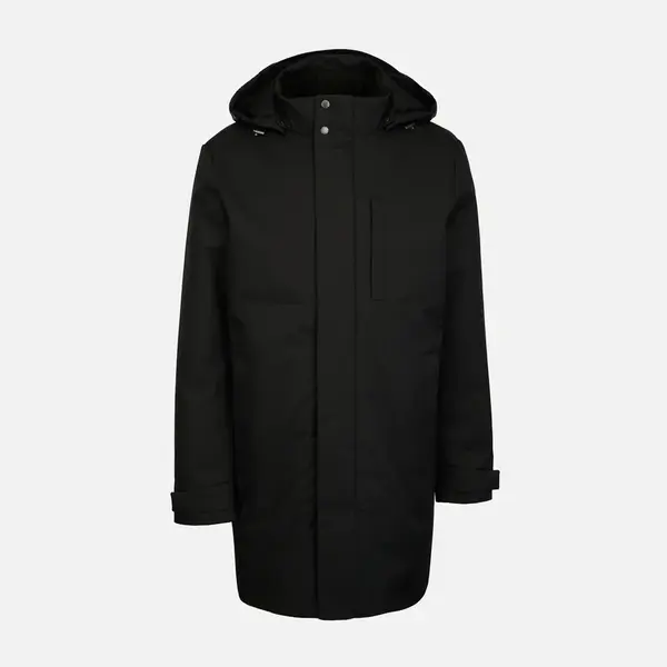 Černá pánská parka Geox Aerantis - Pánské