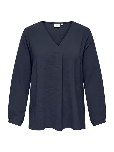 ONLY Carmakoma Blúzka 'Carmetta'  tmavomodrá