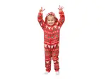 Dětský overal CHRISTMAS ONESIE červený - různé velikosti Velikost: 110 - 116