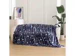 Mikroplyšová deka STARLIGHT, tmavomodrá Rozmer: 200 x 220 cm