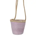 Závěsný květináč TRIPOLIS 16 cm - více barev Barva: Fialová