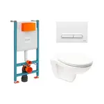 Závesný wc set Vitra Normus do ľahkých stien / predstenová SIKOVSW1