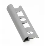 Lišta ukončovací "oblá" Profil-EU tmavo sivá, PVC, dĺžka 250 cm, výška hrany 10 mm, L102504